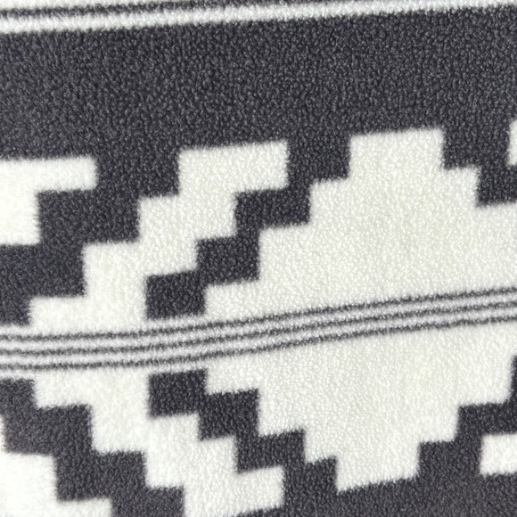 Y2K Billabong Zip Hoodie M / L Black Gray Southwestern Geometric Surfer Skate - Picture 11 of 11